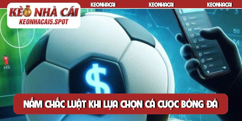 Nắm chắc luật khi lựa chọn cá cược bóng đá trực tuyến