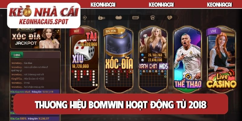 Thương hiệu Bomwin hoạt động từ 2018